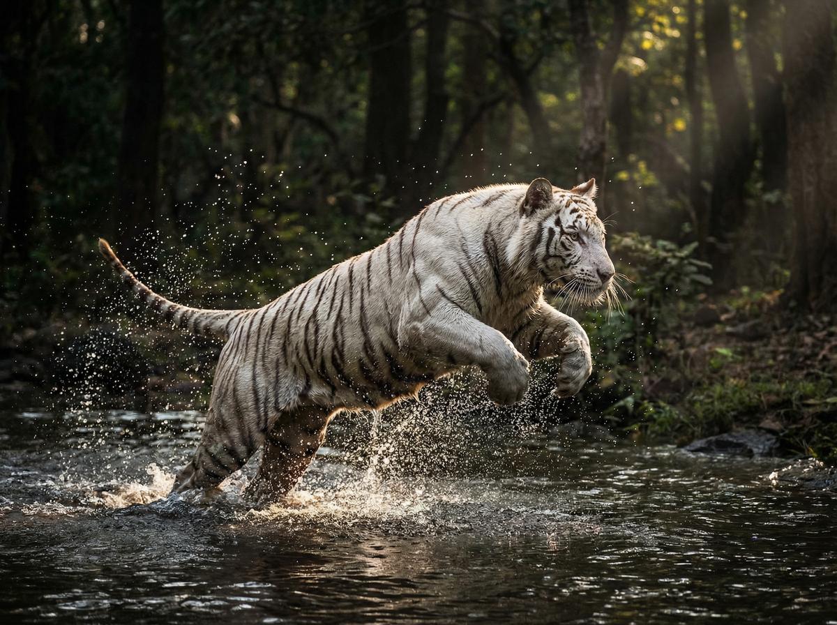 抖音风白虎动作视频